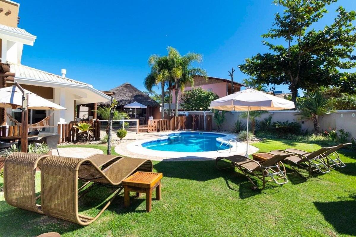 5 Quartos Piscina E Espaco Gourmet Bombinhas Exteriör bild